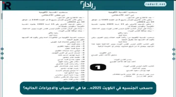 «سحب الجنسية في الكويت 2025».. ما هي الأسباب والإجراءات الحالية؟